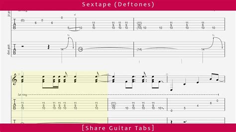 Share Guitar Tabs Sextape Deftones Hd 1080p Youtube