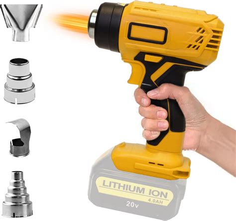 Cordless Heat Gun For Dewalt V Battery W Hot Air Gun Up To F C Portable Heat