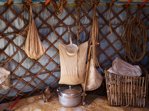 Interior of traditional Mongolian yurt · Free Stock Photo