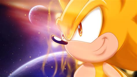 Super Sonic - wallpaper by selinmarsou on DeviantArt