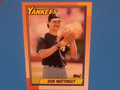 Don Mattingly Ungraded 1990 Topps