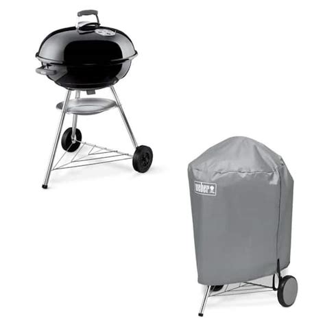 Weber Jumbo Joe Premium In Charcoal Grill In Black With Grill Cover