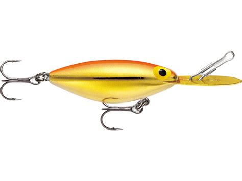 Storm Original Hot N Tot Crankbait Metallic Gold Fluorescent Red
