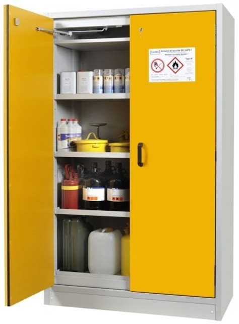 Armoire de sécurité pour produits CMR inflammable avec filtration 250