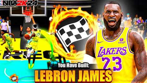 This Lebron James Build Is A Bully On Nba K Youtube