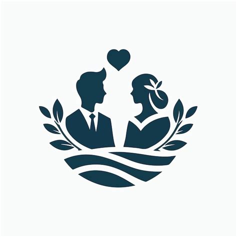 Couple Logo Illustration Premium Ai Generated Vector