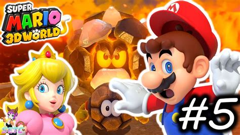 Super Mario 3d World Mario And Peach 2 Player Gameplay Walkthrough Part