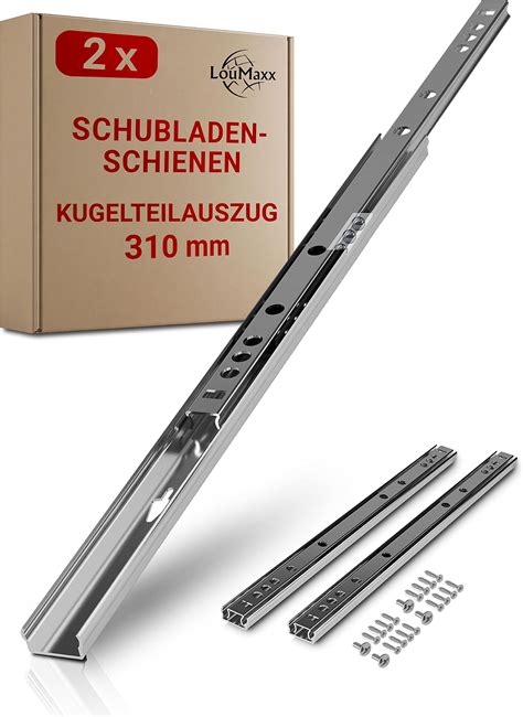 Gedotec Schubladenschienen Vollauszug 300 Mm Schubkasten System Mit