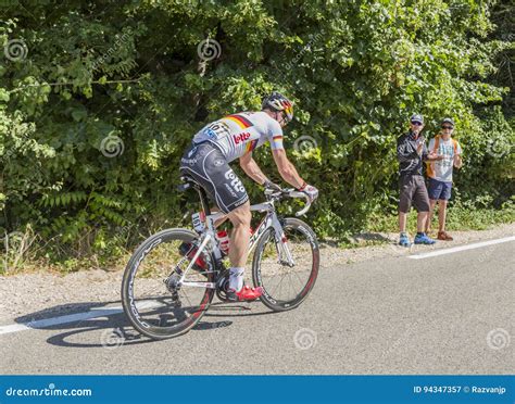 De Fietser Andre Greipel Op Mont Ventoux Ronde Van Frankrijk