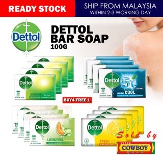 Dettol Bar Soap Sabun Buku Gx Pcs Pcs Original Cool Skincare Fresh