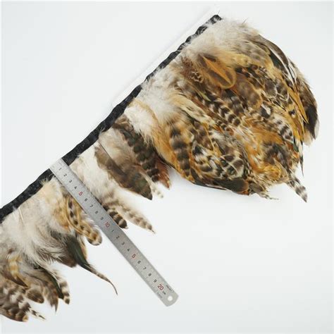 Купить 1 метр натуральное перо петуха фазана украшение декоративные ...