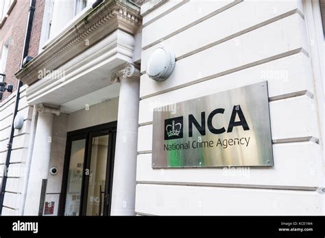 The Entrance To The National Crime Agency On Old Queen St Westminster London Sw1 Uk Stock