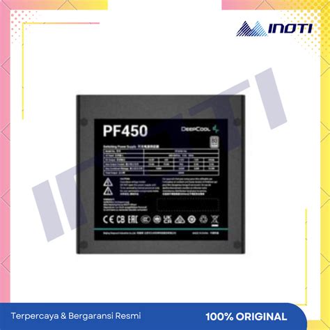 POWER SUPPLY DEEPCOOL PF450 – 450W 80+ FLAT CABLE – INOTI