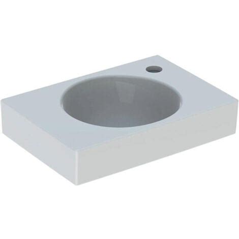 Lave Mains Geberit Preciosa II Blanc 40x10 5x28cm Troude