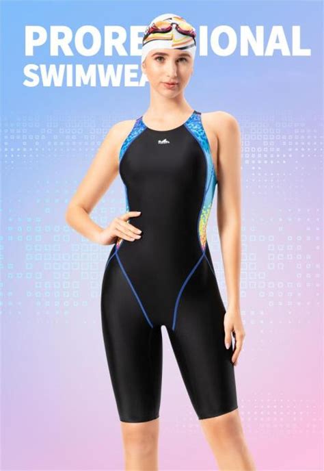 Yingfa Competition Knee Length Swimwear Women Sports Surf Swimwear Anti