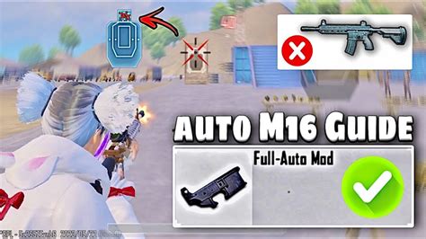 M With New Attachment Full Auto Firing Mode Pros And Cons In Pubg