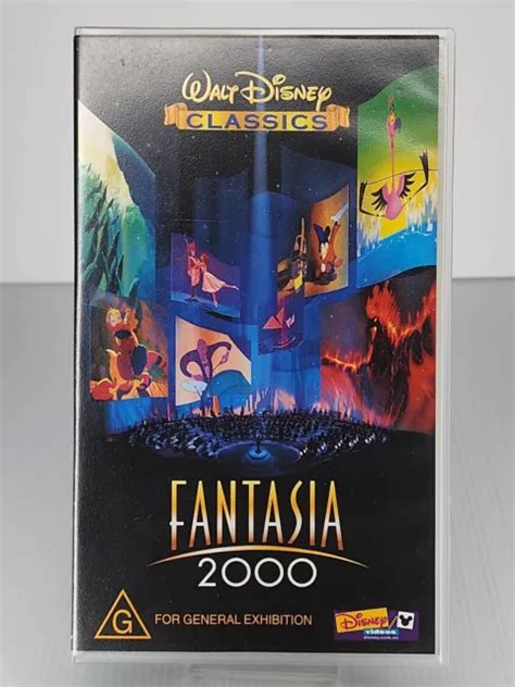 Disney Fantasia Walt Disney Classics Vhs Video Cassette Vintage