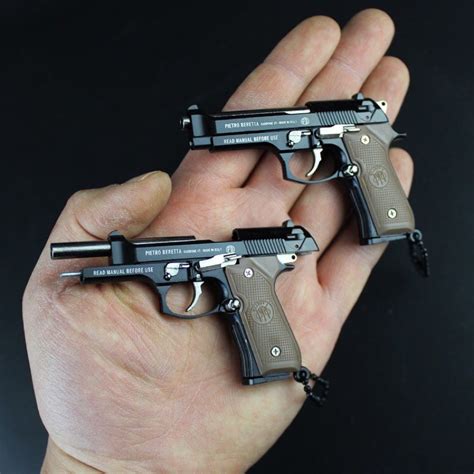 Buy FULL METAL MINI TOY GUN PISTOL KEYCHAIN NOT AIRSOFT NOT BB CANNOT ...