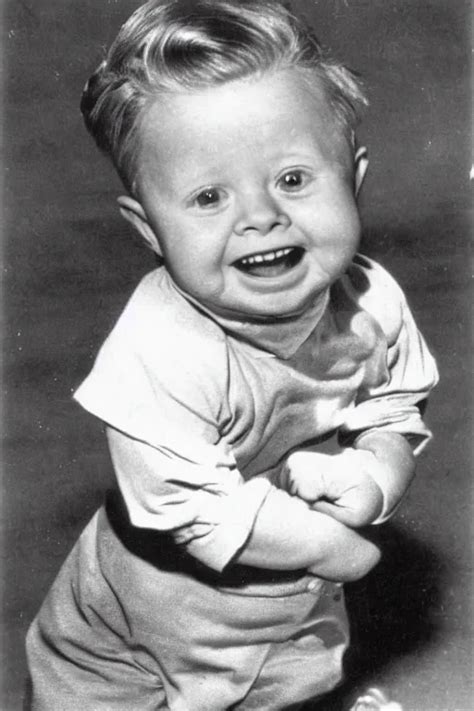 Mickey Rooney As A Baby Stable Diffusion