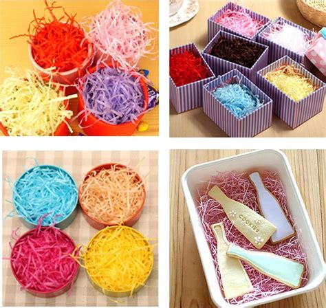 48 Colors Shredded Tissue Paper Shred T Basket Hamper Box Etsy