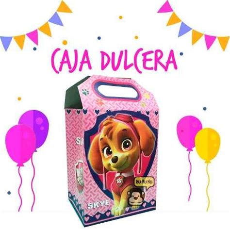 Cajas Dulceros Personalizados Paw Patrol Patrulla Canina 1200 En