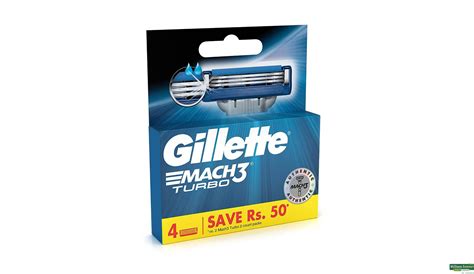 Buy Gillette Mach Turbo Manual Shaving Razor Blades Cartridges