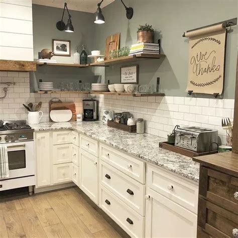 49 Pretty Farmhouse Kitchen Makeover Design Ideas On A Budget Besthomish