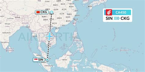 CA450 Flight Status Air China Singapore To Chongqing CCA450