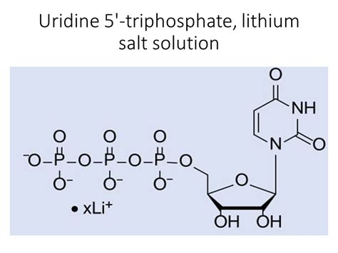 Uridine 5′ Triphosphate Lithium Salt Solution Akonscientific