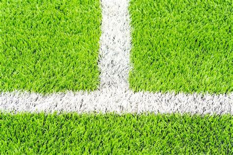 Soccer Football Grass Field Stock Photo - Image of color, outdoors ...