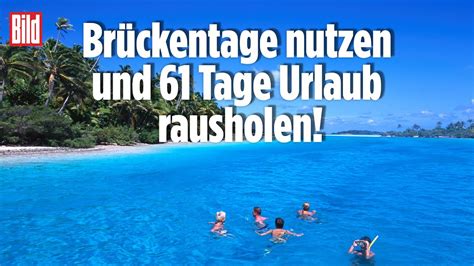 Urlaubstage günstig legen Taktisch Freinehmen und freien Tage