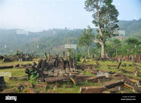 Gunung Padang Megalithic Site Located In Karyamukti Village Cianjur