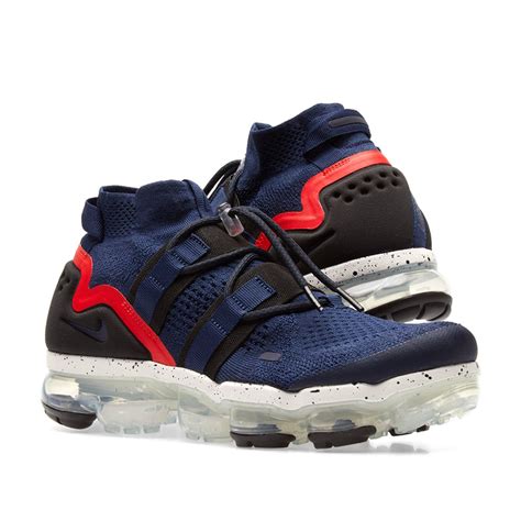 Nike Air Vapormax Flyknit Utility College Navy Black And Red End Ar