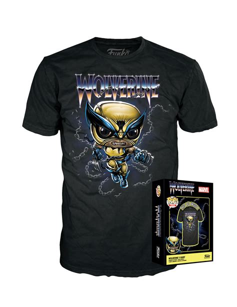 Funko Boxed Tee Marvel Wolverine L Musical Paradise Cd Dvd