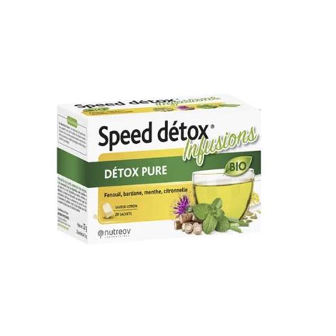 Nutreov Speed Detox Infusions D Tox Pure Infusion Citron Sachets