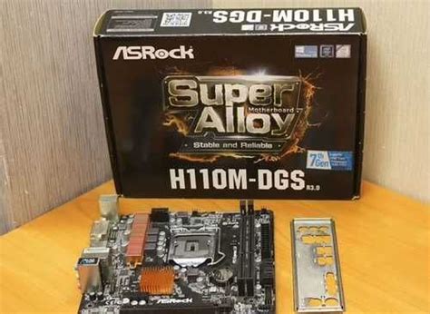 Материнская плата ASRock H110M DGS R3 0 LGA 1151 Festima Ru