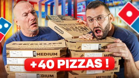 On a acheté toutes les pizzas de la carte Domino s Pizza YouTube