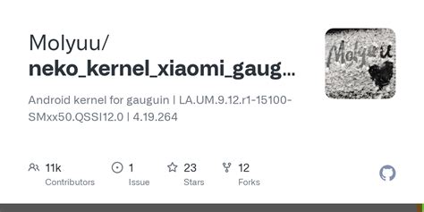 Releases Molyuu Neko Kernel Xiaomi Gauguin GitHub