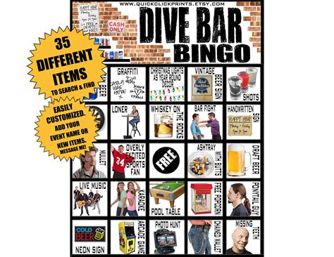 Bar Bingo