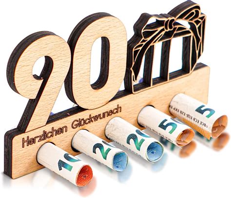 Amazon de DARO Design 90 Geburtstag Geldgeschenk Holz 90 Jähriges