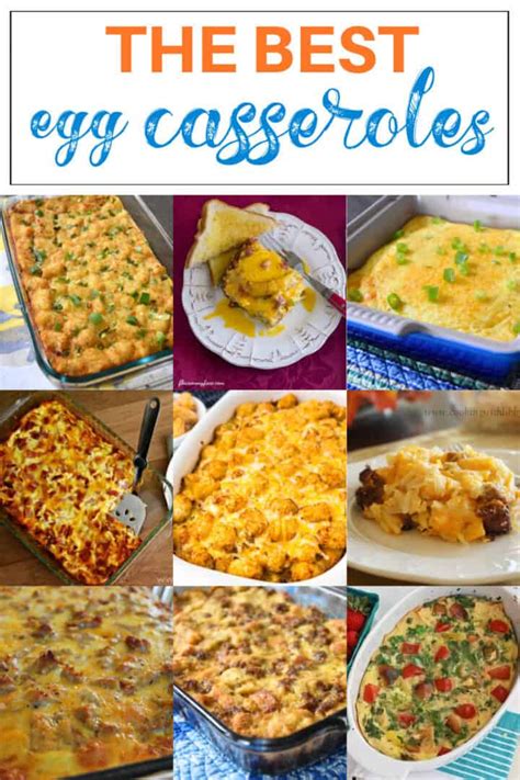 Egg Casserole Recipes - Mess for Less