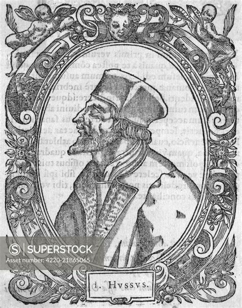 Jan Hus Bohemiam Religious Leader Burnt At The Stake For Heresy