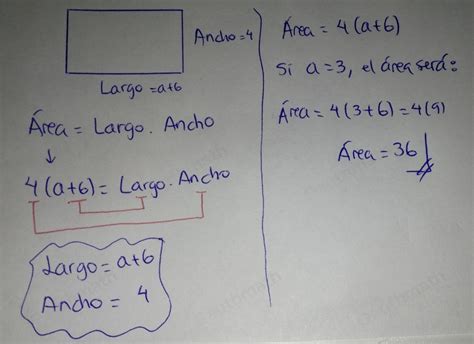 3 dibuja un Rectángulo cuya área se represente Gauthmath