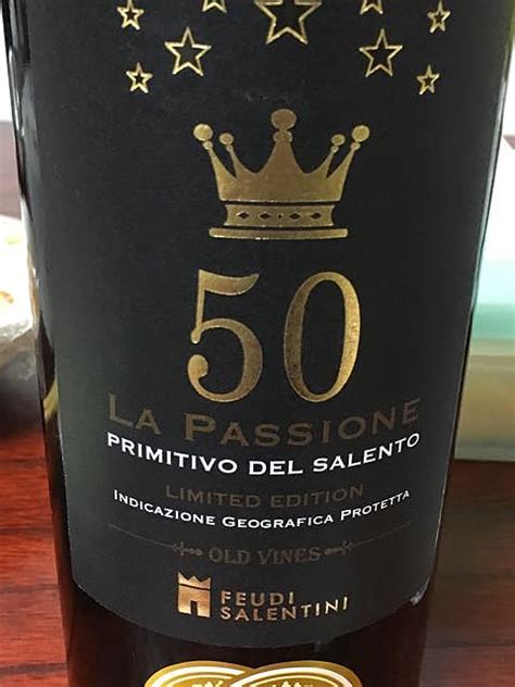 Rượu Vang Ý La Passione 50 Primitivo Del Salento RƯỢU NGON 247