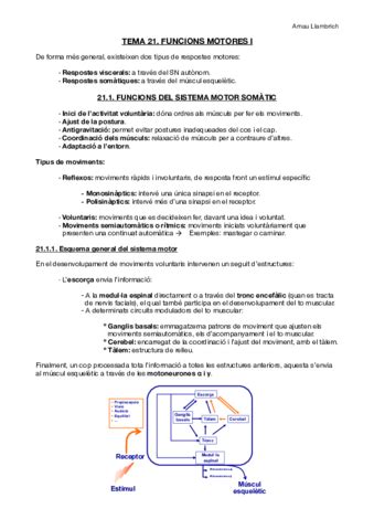 Apunts Fisiologia I Fisiopatologia I Tema Pdf