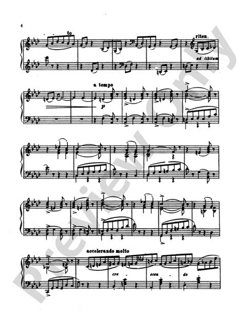 Tchaikovsky Collection Ii 6 Piano Pieces Salon Waltz In A Flat Major Part Digital Sheet