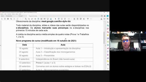 e Aulas da USP Aula 6 de Princípios de Microbiologia LFN0325