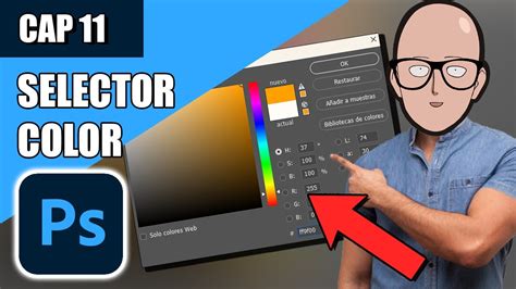 Selector De Color Y Biblioteca De Colores Photoshop Youtube