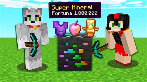 Paso MINECRAFT Pero Con SUPER MINERALES Invictor Y Acenix YouTube