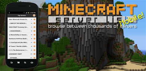 Minecraft Servers App Mobile Android Application Free Download